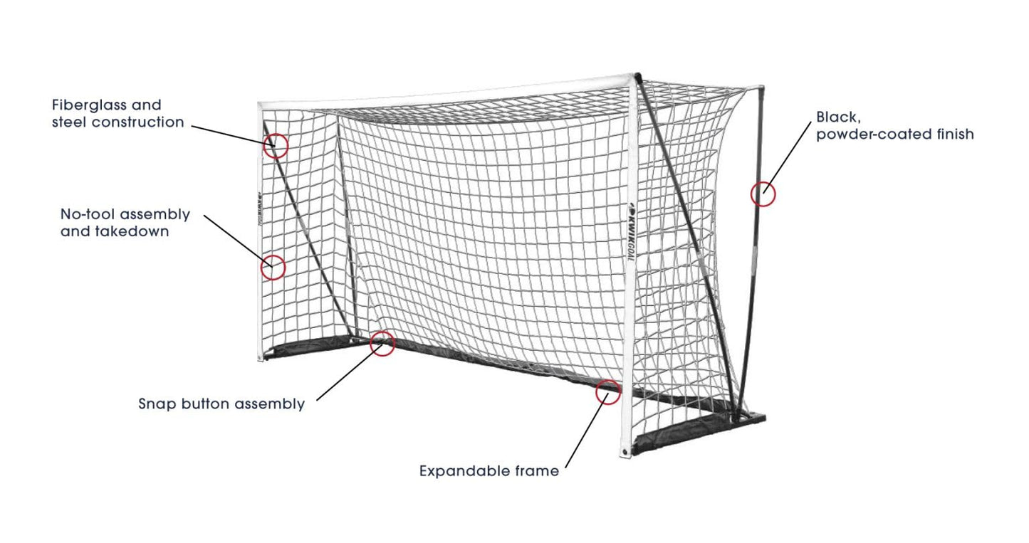 Kwik Goal Kwik Flex Soccer Goal, 4'H x 6'W