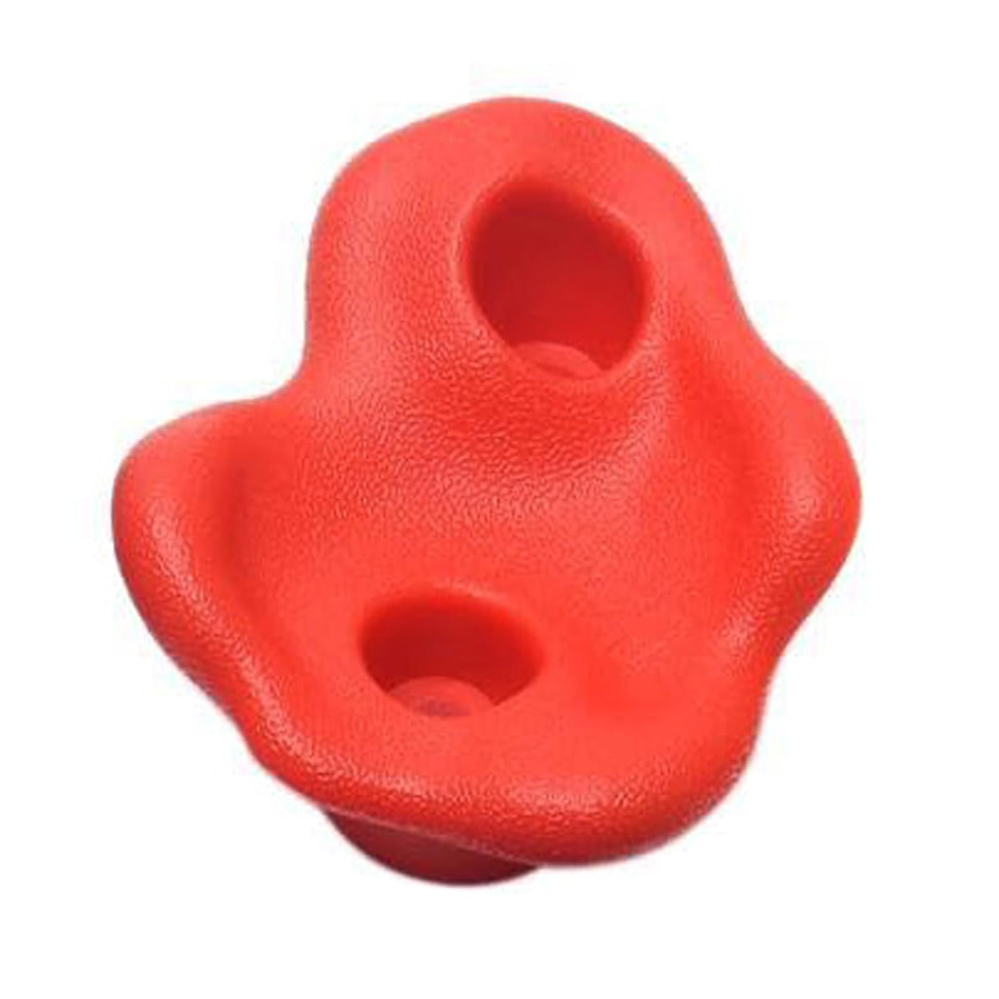 10PCS Rock Climbing Holds PE Ergonomic Comfortable Hand Feeling Climbing Rock Wall Grips for Indoor Outdoor Warrior Obstacle Course Training Playground Mounting Hardware (Red)