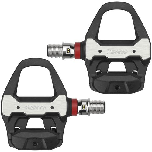 Favero Assioma PRO RS-2 Dual Side Power Meter Pedals with Cleats (6 Degree) and Wearable4U Towel Bundle