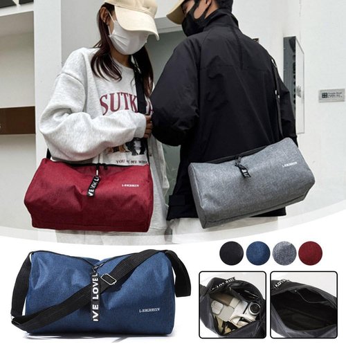 Gym Bag Fitness Training Bag Small Travel Duffel Bag Foldable Waterproof Gym Bag Men Women Duffle Bags Lightweight Oxford Cloth Sports Bags
