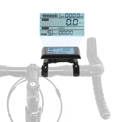 Electric Bike LCD Display,36V 48V 52V 60V 72V SW900 E Bike Display Meter Control Panel Waterproof Connector Kit for Electric Bicycle Scooter Modification