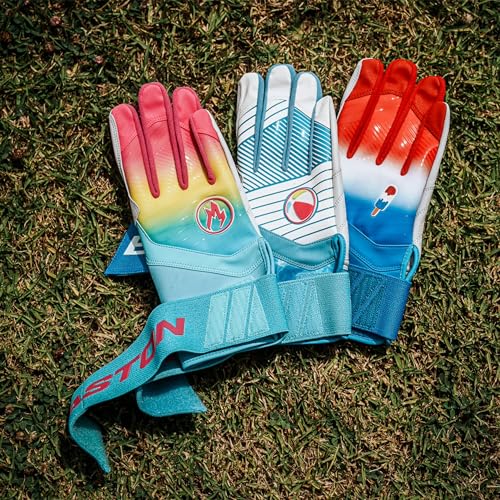 Easton Walkoff Ethos Locked-In Adult & Youth Baseball Batting Gloves - Pool Party / Medium