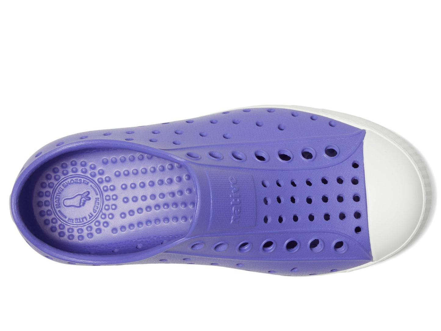 Native Shoes Unisex-Kids Jefferson Sneakers, Punk Purple/Shell White, 10 Toddler