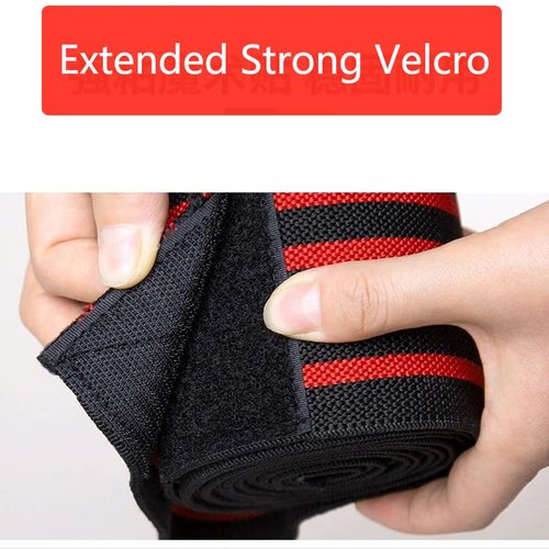 Elbow Wraps for Weightlifting (1 Pair), 59" Elastic Elbow Support & Compression Powerlifting, Fitness, Cross Training & Gym Workout - for Weight Lifting