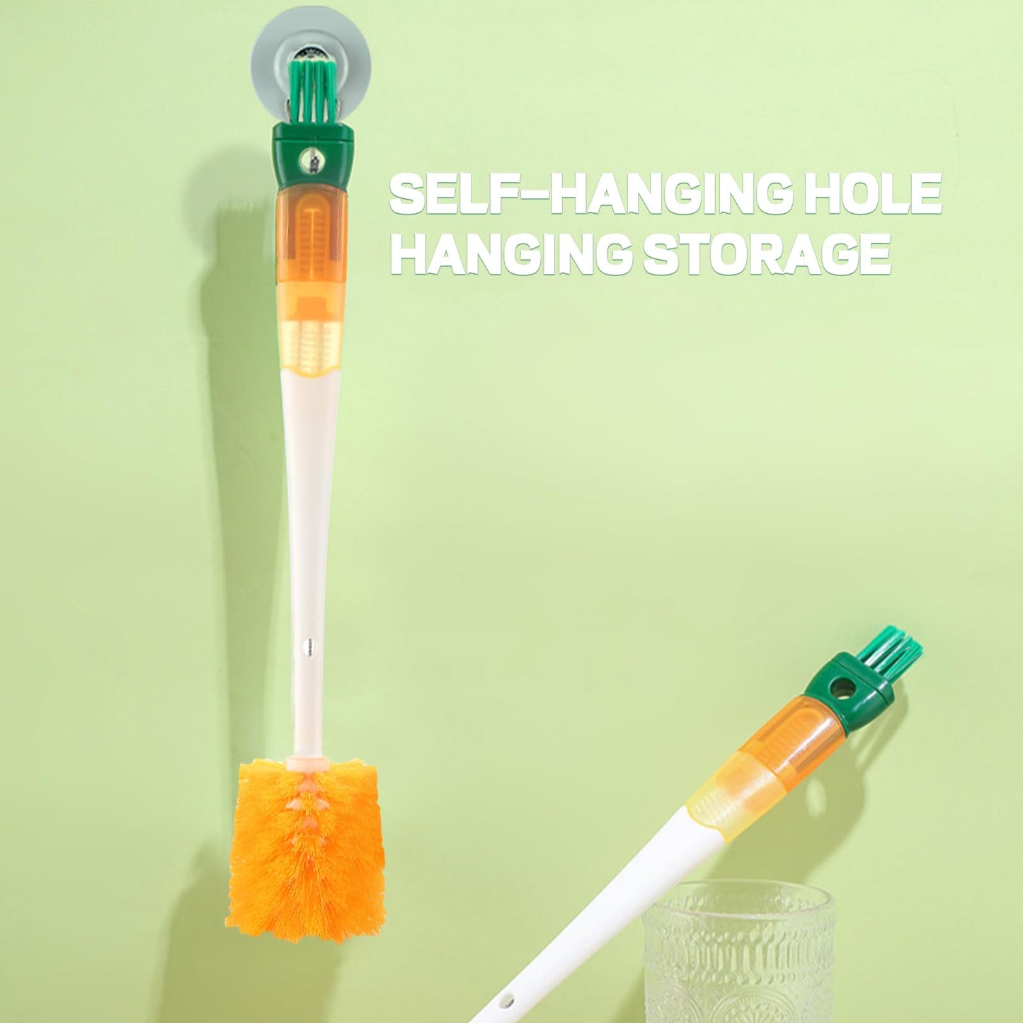 Bottle Brush Cleaner Water Bottle Brushes for Cleaning,Straw Brush Cleaner Extra Long Cleaners,5-in-1 Bottle Scrubber Brush for Coffee Maker Glass Cups