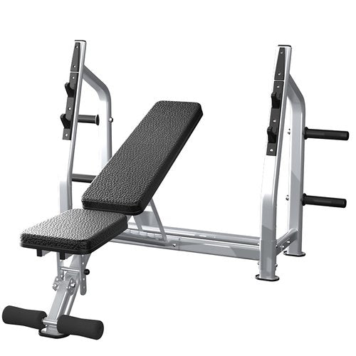 Weight Bench Press Station - Olympic Powerlifting Equipment - 700lbs Capacity 2.0mm Heavy-Duty Steel Frame Incline/Flat Bench Press Rack