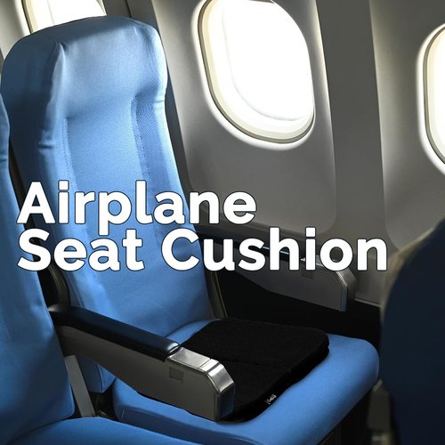 ComfiLife Ergo-Gel Airplane Seat Cushion ??Travel Seat Cushion ??Foldable, Portable Comfort