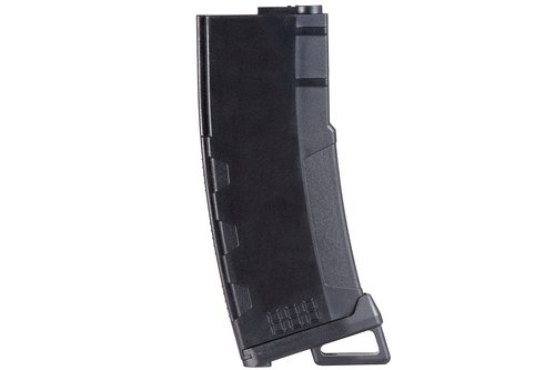 Lancer Tactical Airsoft M4 M16 Series Polymer 130 Round Capacity Transparent Window High Speed MidCap Airsoft Magazine