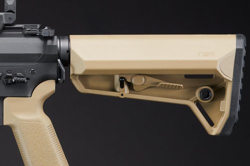 Lancer Tactical Gen 2 Stalker Carbine 13" M4 AEG Ambidextrous Airsoft Rifle (Battery & Charger Included) (Tan)