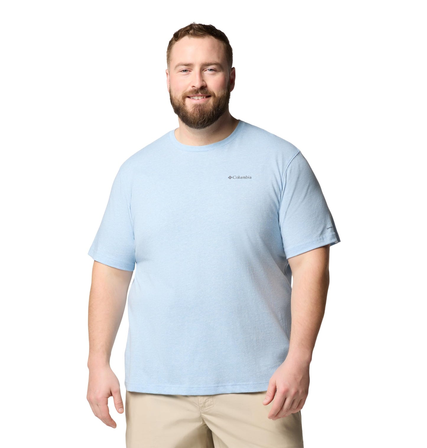 Columbia Mens Thistletown Hills Short Sleeve T-Shirt, Ripple Blue Heather, 4X