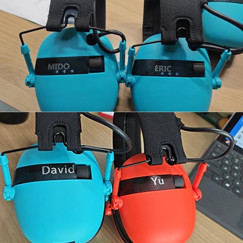 TACTIC STAR Custom Ear Protection,Shooting Ear Protection with Sound Amplification, NRR 30dB Noise Reduction Earmuffs,Rechargeable, Green