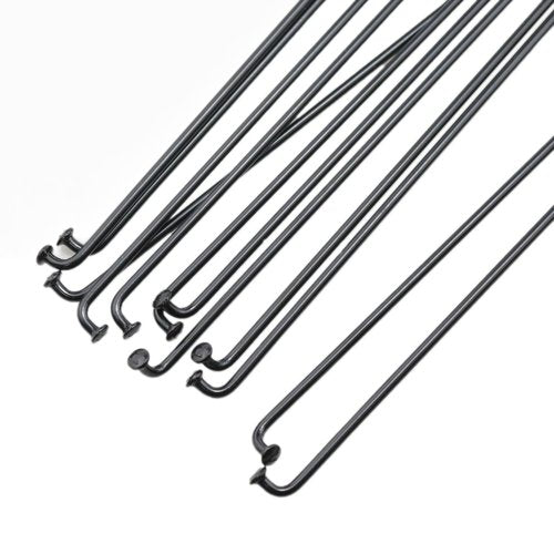 Meuey Lyot 270 mm/10.6 Inch Stainless Steel Spokes Bike Spokes Bicycle Spokes 14G Spokes Black Mountain/Road Bikes with 14mm Nipples 12PCS (10.6inch)