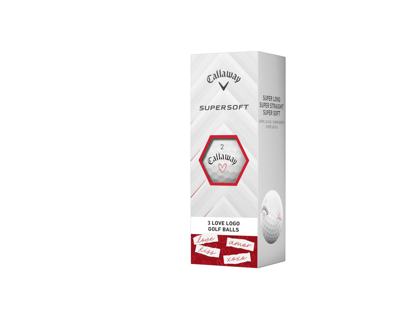 Callaway Golf Supersoft Golf Balls (2025, Valentine)