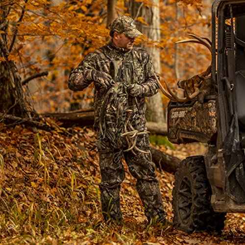 Mossy Oak Sherpa Fleece Lined Camo Hunting Pants for Men