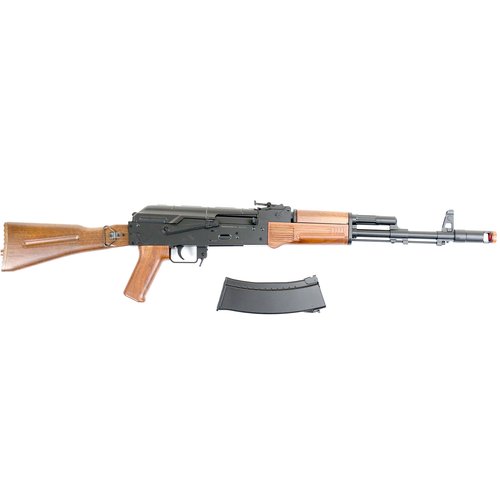 BBTac Airsoft Gun Package - Guerilla Collection of 5 Airsoft Guns - Full Auto Russian Style AEG Electric Airsoft Rifle, and Dual Mini Pistols, 4000 BB Pellets, Great for Starter Pack Game Play
