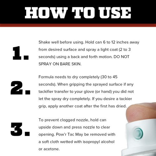Golf Tac Grip Spray Adhesive for Golf Clubs and Golf Gloves, Clean and Invisible Tacky Spray to Improve Grip for All Golfers, Men and Women, Youth and Adults