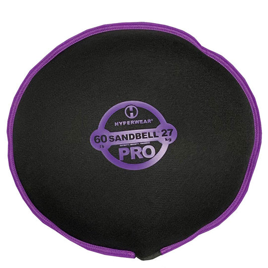 HYPERWEAR SandBell PRO Workout Sandbag, Pre-Filled Slam Ball Alternative, 60 lbs