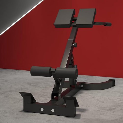 Roman Chair - Adjustable and Foldable Roman Stool, Suitable for Home Gyms, Can Bear 260 Pounds