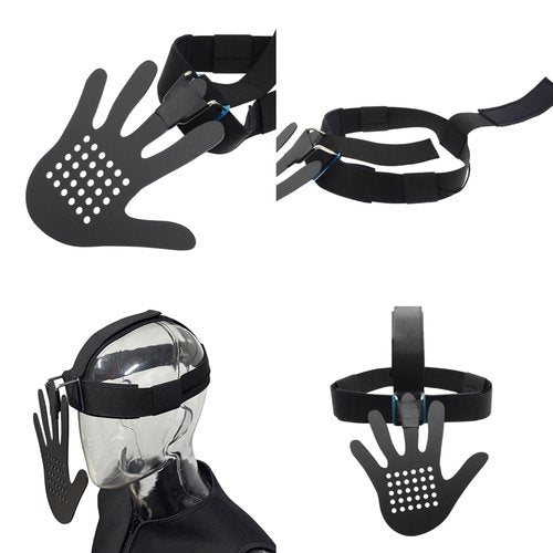 Hand in Your Face Basketball Mask, Upgrate 3D Eye-Blocking Adjustable Anti-Slip Training Mask, Shooting Dribble Basketball Training Equipment, Fit for Kids/Adults