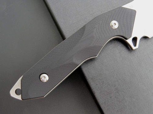 Eafengrow EF122 Fixed Blade Knife D2 Steel Blade G10 Handle Pocket Knives Fixed Knife, Survival, Outdoor Camping Survival Tool Knives, Kydex Sheaths (Black)