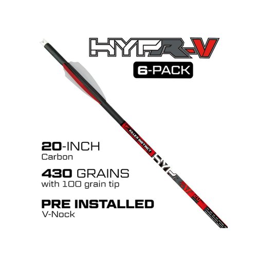 Killer Instinct Lethal HD405 Crossbow Bundle with 8 Hypr-V Crossbow Bolts and (3-Pack) Fixed-Blade Steel Tip 100-Grain Hunting Broadheads