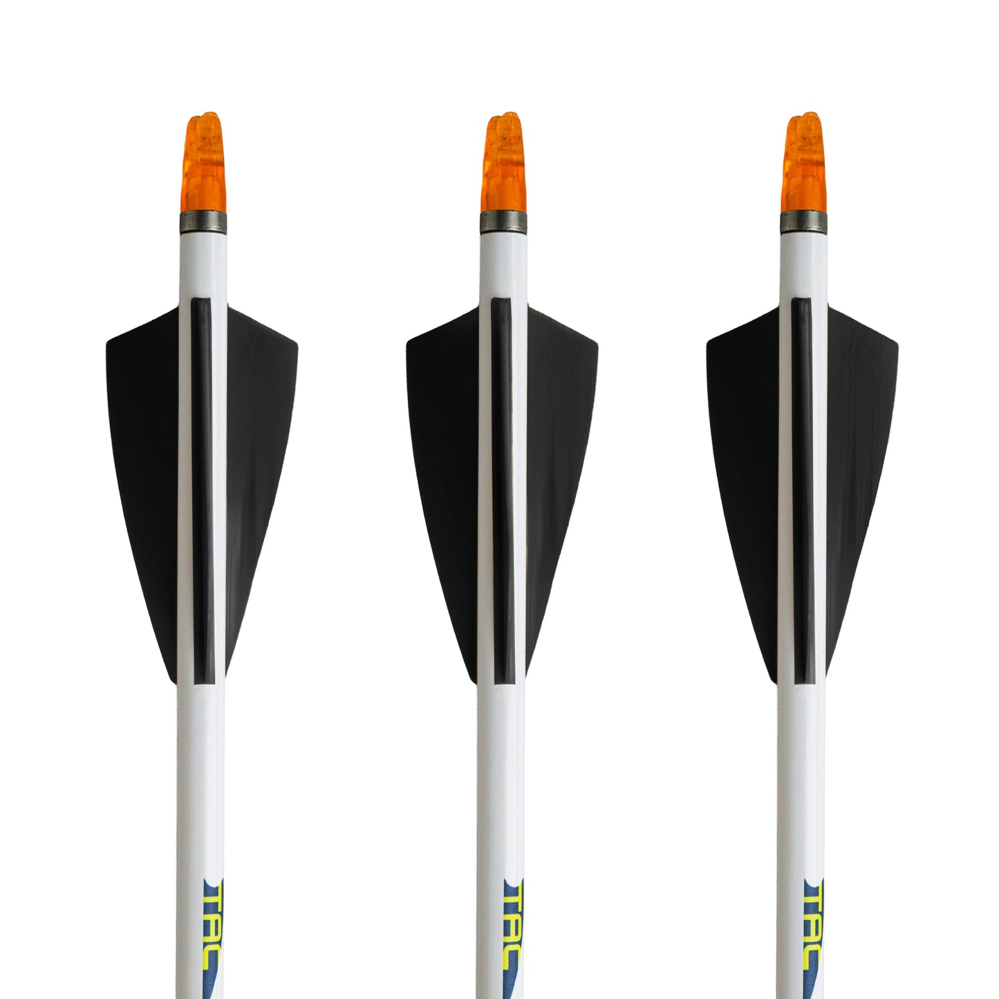 TAC Vanes Driver High Profile 2.25" Arrow Vanes, Black 100 Pack, Archery Fletching Vanes for Arrows, Durable Bonding Design, Built for Stable Flight in Hunting & Target Shooting