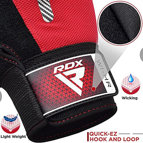 Red Small Weight Lifting Gloves Gym Fitness Workout Anti Slip Palm Support