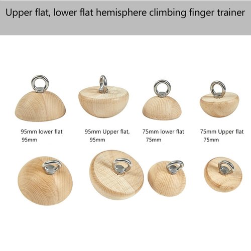 Pull Up Handles - Pull Up Bar Grips, Climbing Grip Trainer | Non-Slip Pull Up Grips, Finger Training Balls, Wooden Pull Up Grip Balls, Portable Rock Climbing Holds for Home Gym Workout