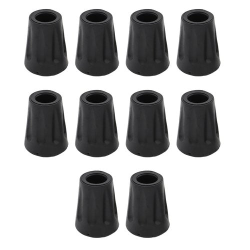 cunueae 10pcs Walking Pad Antiskid Hiking Poles Caps Replacement Reinforced Rubber Tip Suitable for Various Terrains