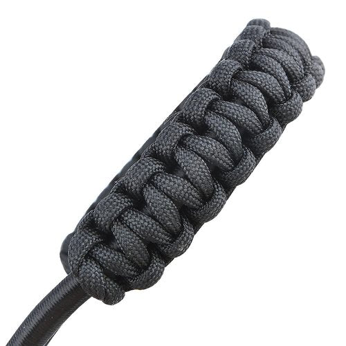 ZSHJGJR Archery Bow Wrist Sling Braided Archery Adjustable Bow Strap Wrist Sling for Compound Bow Hunting Shooting Accessories (Black)