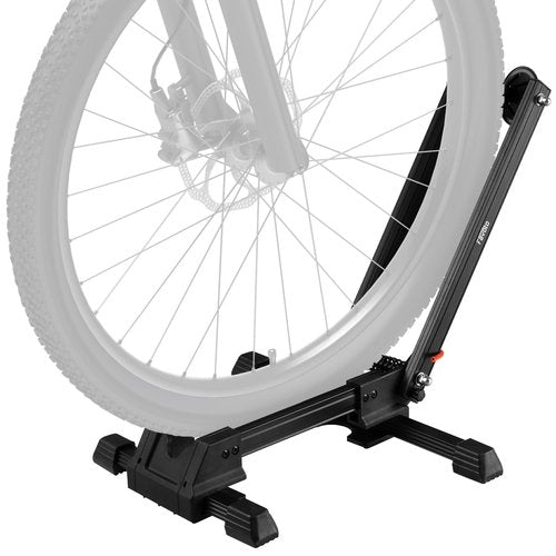Favoto Folding Bike Stand Floor - Mountain & Road Bicycles Indoor Outdoor Garage Storage - Bicycle Parking Rack Foldable Fit 20”-29” Bikes (1 Bike Rack)