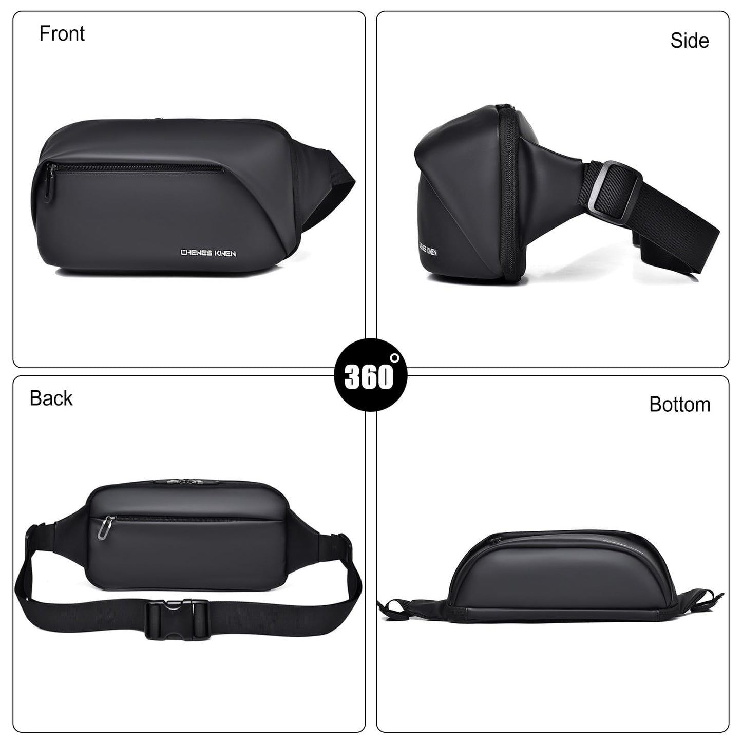 FANDARE Sling Bag Small Crossbody Shoulder Bag Backpack for Men Casual Lightweight Personal Flex Chest Pack Everyday Carry Bag for Tactical Travel Work Outdoor Hiking Cycling Grey