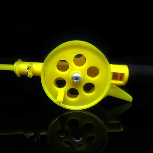KEXIAO Small Ice Winter Fishing Rod with Reels Wheel Portable Fishing Rod Beginner Children Fishing Reels Poles