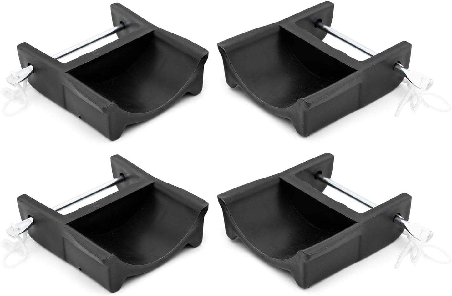 Jeffers Equine Plastic Training Jump Cups for Horses with Pins, Black – Heavy Duty Horse Jump Cups for Training, Arena Obstacles, Hunter Jumper, Equestrian Equipment, Riding Accessories, Pair, 2 Pack