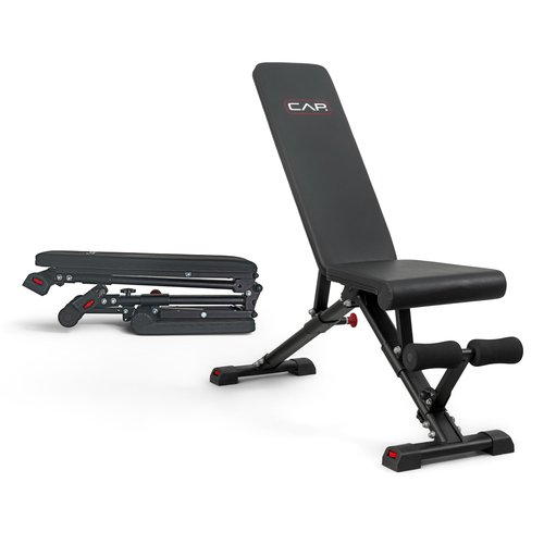 CAP Barbell Foldable Adjustable Weight Bench ??Durable, Space-Saving, and Fully Adjustable for the Ultimate Home Gym Performance