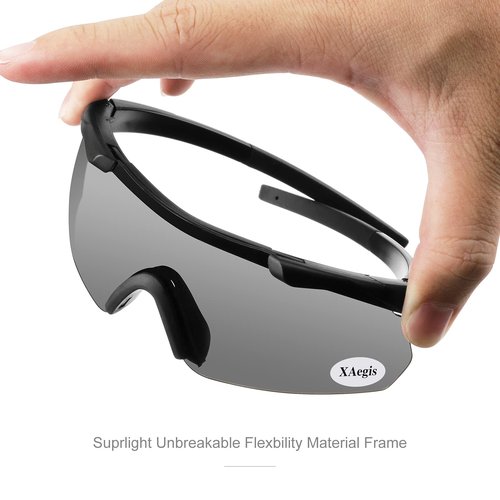 xaegistac Shooting Glasses Eye Protection for Shooting Range,Tactical Glasses with 3 Interchangeable Lens High Impact Eye Protection