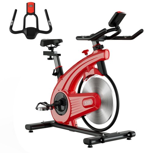 Exercise Bike,Indoor Cycling Bike,Stationary Bikes for Home with Silent Belt Drive，Adjustable Resistance& 300 LBS