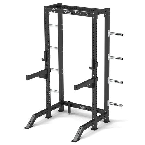 Power Cage Squat Rack, Power Rack Full Home Gym Equipment with Multi-Grip Pull-up Bar, Commercial Multi-Functional Squat Rack for Home Gym