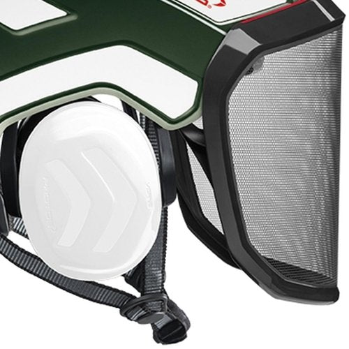 Pfanner Protos Integral Arborist Helmet - Olive and White