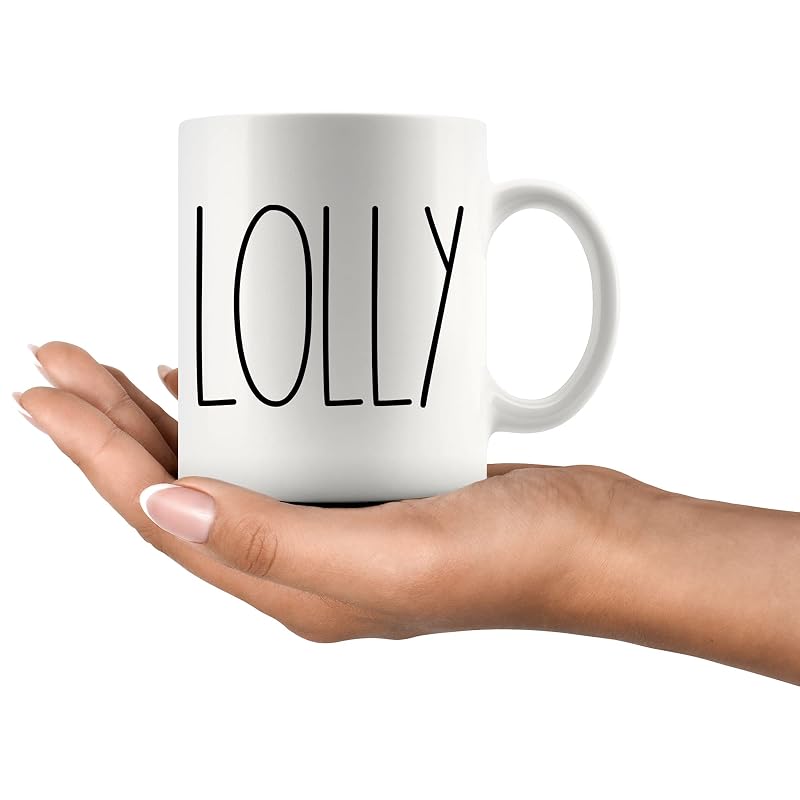 11 Ounce Moon9xx Lolly Coffee Mug - Rae Dunn Inspired Birthday Christmas Gift