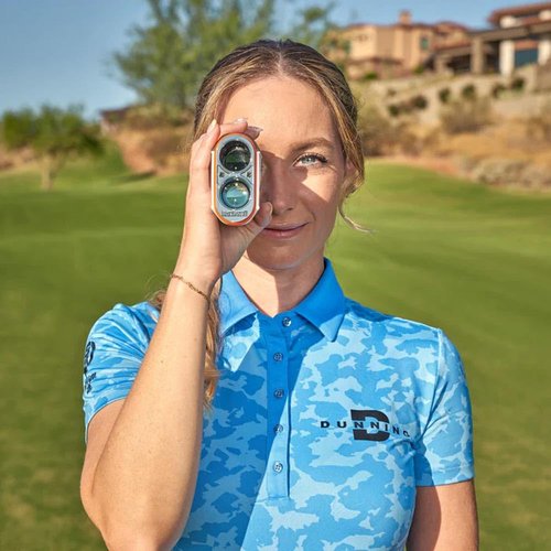Bushnell Golf Tour V6 Shift Laser Rangefinder Patriot Pack | Slope Compensation, PinSeeker, Magnetic Mount, 6X Magnification, 1300 Yard Range, 3D Flyovers in App, Signature Series Golf Towel Bundle