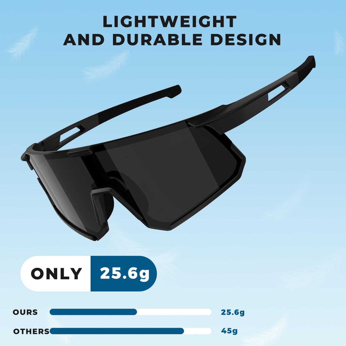 KALIYADI Men Polarized-Sunglasses Sports Sunglasses: Mens Womens Polarized Sports Sun Glasses Cycling Driving Outdoor