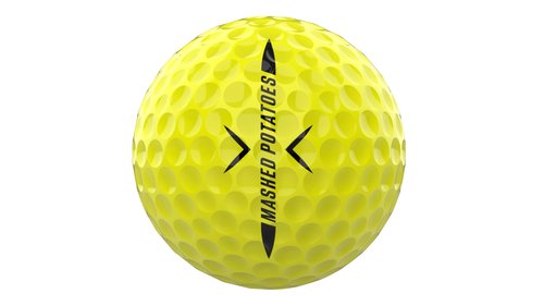 P*ss M*ssile Distance Golf Balls, Dozen - 4-Layer Design, High-Compression Core, and Surlyn Cover - Lower Spin & Ideal Trajectory for Longer, Straighter Shots (Yellow)
