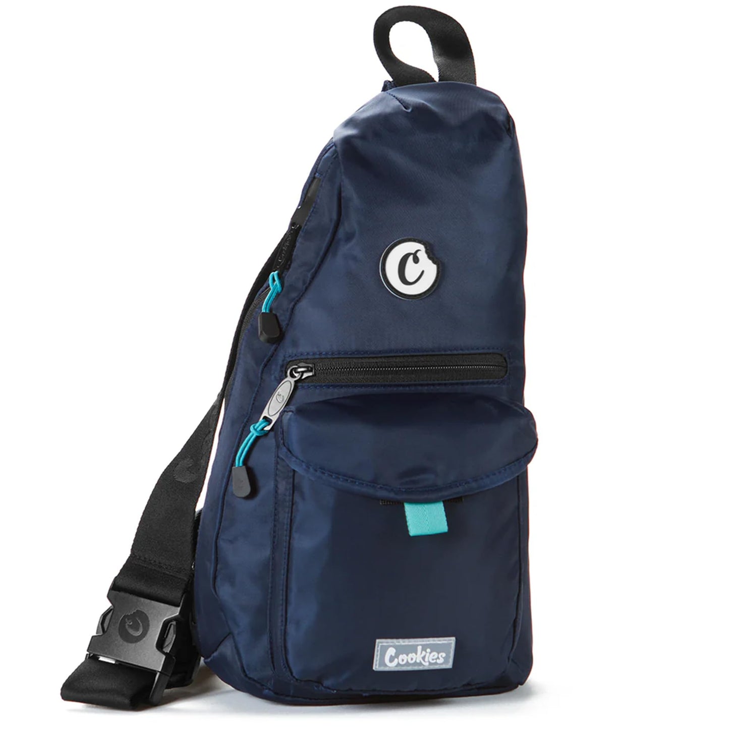 COOKIES Travel Sling Bag 7.1 L - Unisex Crossbody Bag for Men & Women, Lightweight Shoulder Bag for Hiking & Travel - Navy