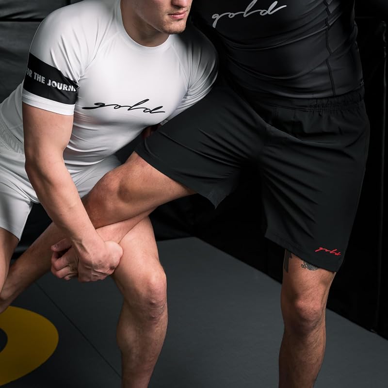 Gold BJJ Airflex Jiu Jitsu Shorts - Black, Large – MMA, No-Gi Fight Short