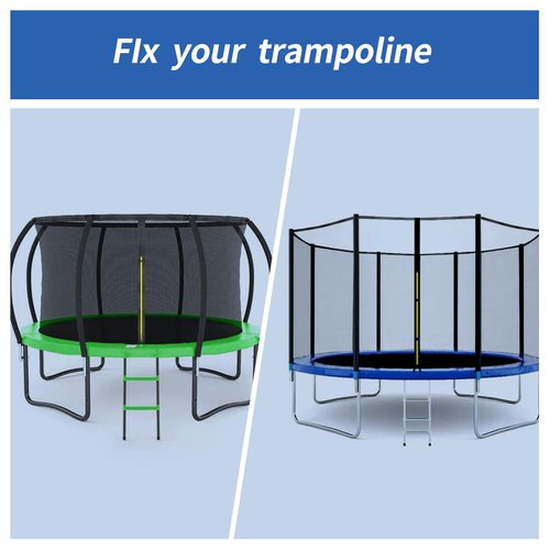 MSSVIGING 12 Pcs Trampoline Screws and Bolts, M6 X 80mm Trampoline Screws Replacement for Legs-Simple Repair Your Trampolines