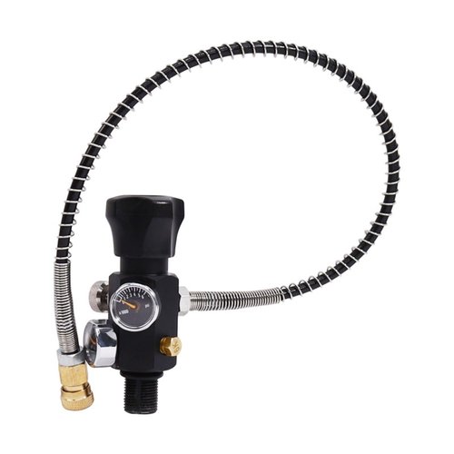 TUXING 4500Psi Carbon Fiber Paintball HPA Air Tank, 2.5L Carbon Fiber Air Tank with Pcp Filling Regulator Valve for Pcp Air Rifle Scuba Tank (Empty Bottle), M18*1.5
