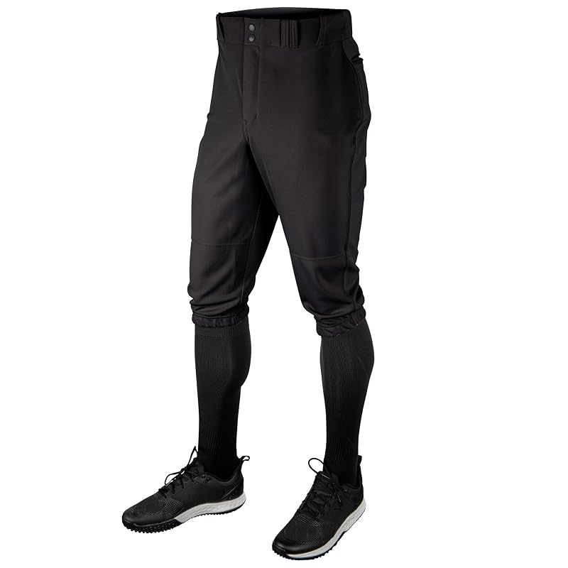 Champro MVP Baseball Knickers Black Medium - Youth/Adult Knickers, 100% Polyester
