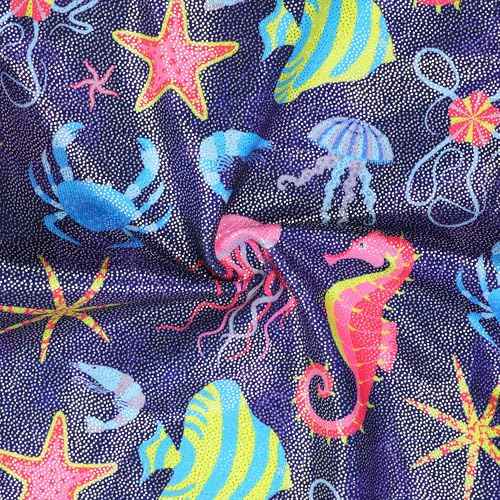 BAOHULU Gymnastics Leotards for Girls Kids Sparkle Tank Biketards with Shorts Dance Outfit