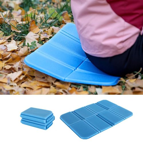 Foldable Waterproof Foam Seat Cushion, Portable Sit Pad for Camping, Picnic, Hiking, Outdoor Festival & Stadium, Blue